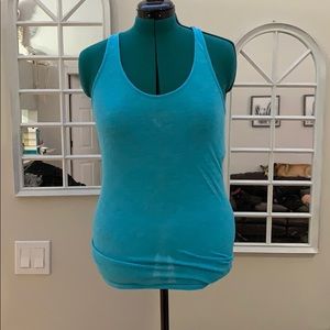 Bright Blue/White Striped PINK/VS Racerback Tanks